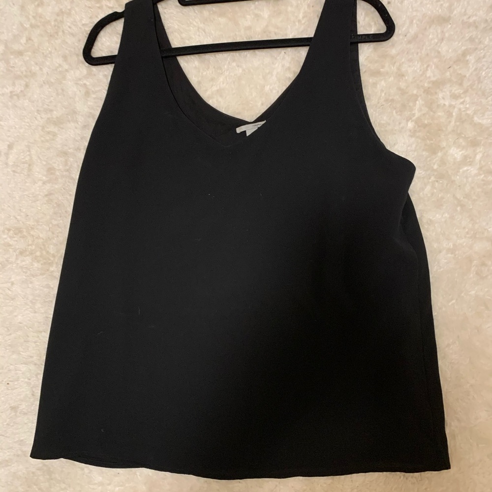 Halogen woven tank top.